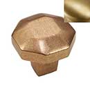 Hardware International [11-503-SB] Solid Brass Cabinet Knob - Natural Series - Satin Brass Finish - 1 1/2" Dia.