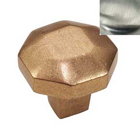 Hardware International [11-503-SN] Solid Brass Cabinet Knob - Natural Series - Satin Nickel Finish - 1 1/2" Dia.