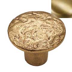 Hardware International [13-602-SB] Solid Bronze Cabinet Knob - Deco Series - Satin Brass Finish - 1 1/4&quot; Dia.