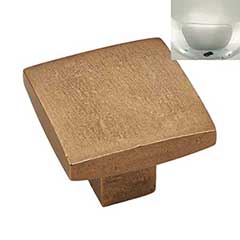 Hardware International [05-503-PN] Solid Brass Cabinet Knob - Mission Series - Polished Nickel Finish - 1 1/2&quot; Sq.