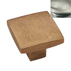 Hardware International [05-503-SN] Solid Brass Cabinet Knob - Mission Series - Satin Nickel Finish - 1 1/2&quot; Sq.