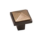Hardware International [01-501-EC] Solid Bronze Cabinet Knob - Edge Series - Espresso / Champagne Finish - 1&quot; Sq.