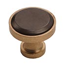 Hardware International [01-603-CE] Solid Bronze Cabinet Knob - Edge Series - Champagne / Espresso Finish - 1 1/2&quot; Dia.