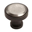 Hardware International [01-603-EP] Solid Bronze Cabinet Knob - Edge Series - Espresso / Platinum Finish - 1 1/2" Dia.