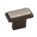 Hardware International [03-502-EP] Solid Bronze Cabinet Knob - Angle Series - Espresso / Platinum Finish - 1 1/2&quot; L