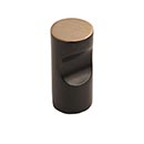 Hardware International [04-601-EC] Solid Bronze Cabinet Knob - Curve Series - Espresso / Champagne Finish - 3/4&quot; Dia.