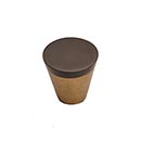 Hardware International [04-701-CE] Solid Bronze Cabinet Knob - Curve Series - Champagne / Espresso Finish - 7/8" Dia.