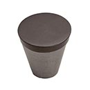 Hardware International [04-703-PE] Solid Bronze Cabinet Knob - Curve Series - Platinum / Espresso Finish - 1 3/8" Dia.