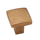 Hardware International [05-501-C] Solid Bronze Cabinet Knob - Mission Series - Champagne Finish - 1&quot; Sq.