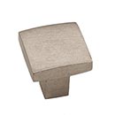 Hardware International [05-501-P] Solid Bronze Cabinet Knob - Mission Series - Platinum Finish - 1&quot; Sq.