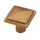 Hardware International [06-501-C] Solid Bronze Cabinet Knob - Mission Series - Champagne Finish - 1" Sq.
