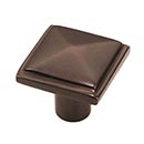 Hardware International [06-501-E] Solid Bronze Cabinet Knob - Mission Series - Espresso Finish - 1&quot; Sq.