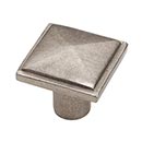 Hardware International [06-501-P] Solid Bronze Cabinet Knob - Mission Series - Platinum Finish - 1" Sq.