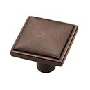 Hardware International [06-502-E] Solid Bronze Cabinet Knob - Mission Series - Espresso Finish - 1 1/4" Sq.
