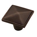 Hardware International [06-503-E] Solid Bronze Cabinet Knob - Mission Series - Espresso Finish - 1 1/2" Sq.