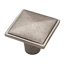Hardware International [06-503-P] Solid Bronze Cabinet Knob - Mission Series - Platinum Finish - 1 1/2&quot; Sq.