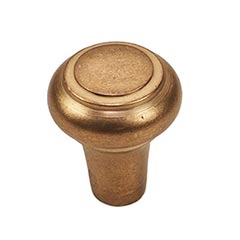 Hardware International [08-501-C] Solid Bronze Cabinet Knob - Renaissance Series - Champagne Finish - 1&quot; Dia.