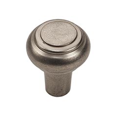 Hardware International [08-501-P] Solid Bronze Cabinet Knob - Renaissance Series - Platinum Finish - 1" Dia.