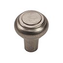 Hardware International [08-501-P] Solid Bronze Cabinet Knob - Renaissance Series - Platinum Finish - 1&quot; Dia.