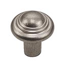 Hardware International [08-602-P] Solid Bronze Cabinet Knob - Renaissance Series - Platinum Finish - 1 1/4" Dia.