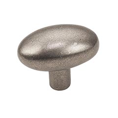 Hardware International [09-501-P] Solid Bronze Cabinet Knob - Mission Series - Platinum Finish - 1 3/8&quot; L