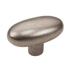 Hardware International [09-502-P] Solid Bronze Cabinet Knob - Mission Series - Platinum Finish - 1 7/8&quot; L