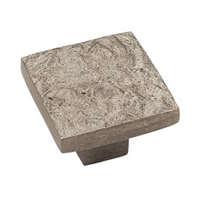Hardware International [13-502-P] Solid Bronze Cabinet Knob - Champagne Series - Platinum Finish - 1 1/4" Sq.