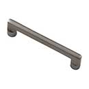 Hardware International [05-104-SN] Solid Brass Cabinet Pull Handle - Standard Sized - Mission Series - Satin Nickel Finish - 4" C/C - 4 1/2" L