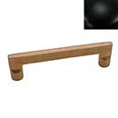 Hardware International [05-104-BL] Solid Brass Cabinet Pull Handle - Standard Sized - Mission Series - Flat Black Finish - 4" C/C - 4 1/2" L