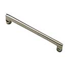 Hardware International [05-106-PN] Solid Brass Cabinet Pull Handle - Oversized - Mission Series - Polished Nickel Finish - 6" C/C - 6 1/2" L