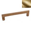 Hardware International [05-106-SB] Solid Brass Cabinet Pull Handle - Oversized - Mission Series - Satin Brass Finish - 6" C/C - 6 1/2" L