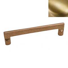 Hardware International [05-196-SB] Solid Brass Cabinet Pull Handle - Standard Sized - Mission Series - Satin Brass Finish - 96mm C/C - 4 3/8&quot; L