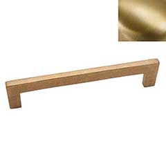 Hardware International [06-106-SB] Solid Brass Cabinet Pull Handle - Oversized - Mission Series - Satin Brass Finish - 6&quot; C/C - 6 1/2&quot; L