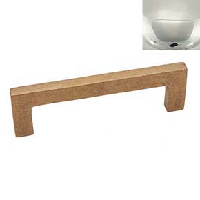 Hardware International [06-196-PN] Solid Brass Cabinet Pull Handle - Standard Sized - Mission Series - Polished Nickel Finish - 96mm C/C - 4 1/2" L