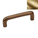 Hardware International [07-103-SB] Solid Brass Cabinet Pull Handle - Standard Sized - Renaissance Series - Satin Brass Finish - 3" C/C - 3 3/8" L