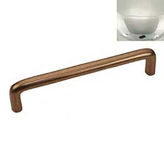 Hardware International [07-106-PN] Solid Brass Cabinet Pull Handle - Oversized - Renaissance Series - Polished Nickel Finish - 6&quot; C/C - 6 3/8&quot; L