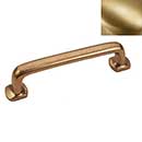 Hardware International [08-104-SB] Solid Bronze Cabinet Pull Handle - Standard Sized - Renaissance Series - Satin Brass Finish - 4" C/C - 4 3/4" L
