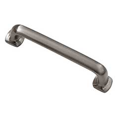 Hardware International [08-104-SN] Solid Brass Cabinet Pull Handle - Standard Sized - Renaissance Series - Satin Nickel Finish - 4&quot; C/C - 4 3/4&quot; L