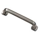 Hardware International [08-104-SN] Solid Bronze Cabinet Pull Handle - Standard Sized - Renaissance Series - Satin Nickel Finish - 4" C/C - 4 3/4" L