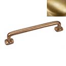 Hardware International [08-106-SB] Solid Brass Cabinet Pull Handle - Oversized - Renaissance Series - Satin Brass Finish - 6&quot; C/C - 7&quot; L