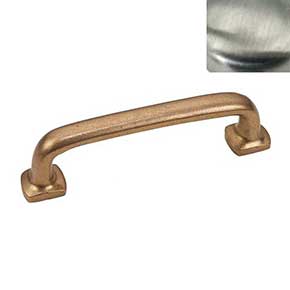 Hardware International [08-196-SN] Solid Brass Cabinet Pull Handle - Standard Sized - Renaissance Series - Satin Nickel Finish - 96mm C/C - 4 1/2" L
