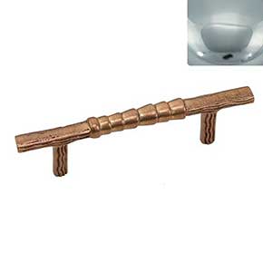 Hardware International [10-103-PC] Solid Brass Cabinet Pull Handle - Standard Sized - Natural Series - Polished Chrome Finish - 3" C/C - 4 1/2" L