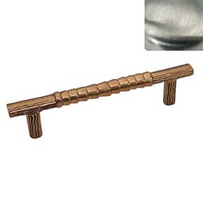 Hardware International [10-105-SN] Solid Brass Cabinet Pull Handle - Oversized - Natural Series - Satin Nickel Finish - 5" C/C - 6 3/8" L