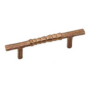 Hardware International [10-196-C] Solid Bronze Cabinet Pull Handle - Standard Sized - Natural Series - Champagne Finish - 96mm C/C - 6 3/8" L