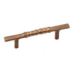 Hardware International [10-196-C] Solid Bronze Cabinet Pull Handle - Standard Sized - Natural Series - Champagne Finish - 96mm C/C - 6 3/8&quot; L