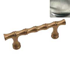 Hardware International [11-103-SN] Solid Brass Cabinet Pull Handle - Standard Sized - Natural Series - Satin Nickel Finish - 3&quot; C/C - 4 1/4&quot; L