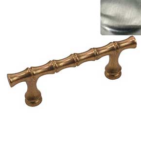 Hardware International [11-104-SN] Solid Bronze Cabinet Pull Handle - Standard Sized - Natural Series - Satin Nickel Finish - 4" C/C - 5 5/8" L