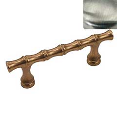 Hardware International [11-104-SN] Solid Bronze Cabinet Pull Handle - Standard Sized - Natural Series - Satin Nickel Finish - 4" C/C - 5 5/8" L