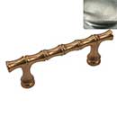 Hardware International [11-104-SN] Solid Bronze Cabinet Pull Handle - Standard Sized - Natural Series - Satin Nickel Finish - 4" C/C - 5 5/8" L