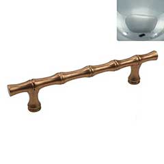 Hardware International [11-106-PC] Solid Brass Cabinet Pull Handle - Oversized - Natural Series - Polished Chrome Finish - 6&quot; C/C - 8 1/2&quot; L